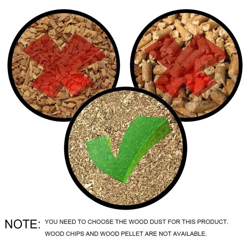 Древесный чип курильщик генератор холодного дыма древесный уголь барбекю гриль