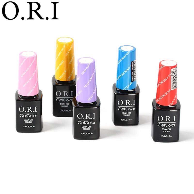 O.R.I 1 шт. УФ гель для ногтей Полупостоянный Гель маникюра лак замачивания 12 мл