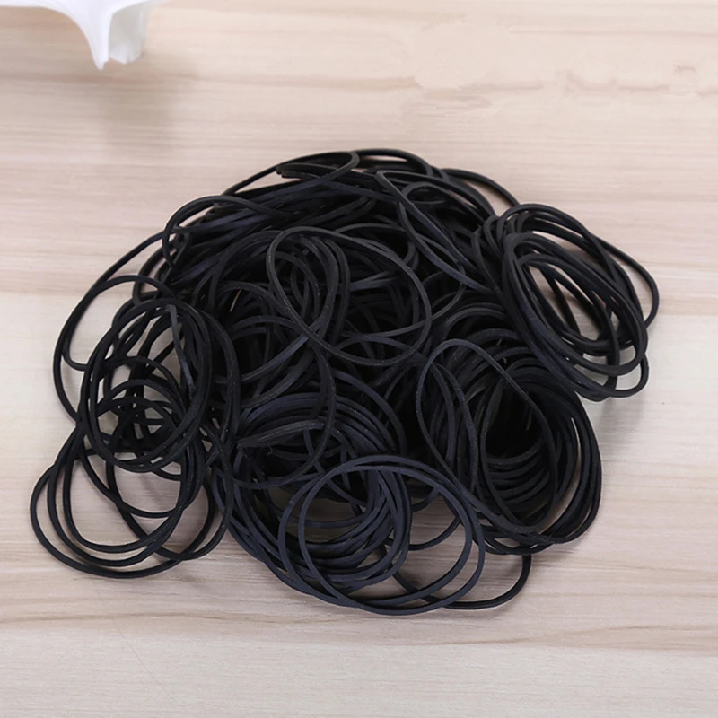 38mm Black Rubber Band School Office High Quality Tying Gadgets Strong Elastic Rubber Bands Natural Rubber Product