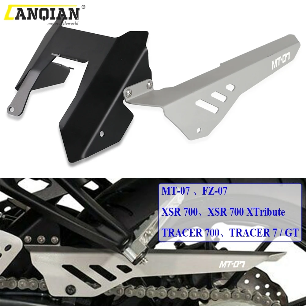 

Motorcycle Chain Guard Decorative Protector Cover For YAMAHA MT07 MT 07 MT-07 Tracer 2016 2017 2018 2019 2020 2021 Accessories