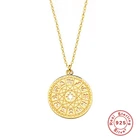 Aide 925 стерлингового серебра 12 подвеска Созвездия ожерелье для женщин Подарки на день рождения, 18K, позолота, Знак зодиака кулон ювелирные изделия