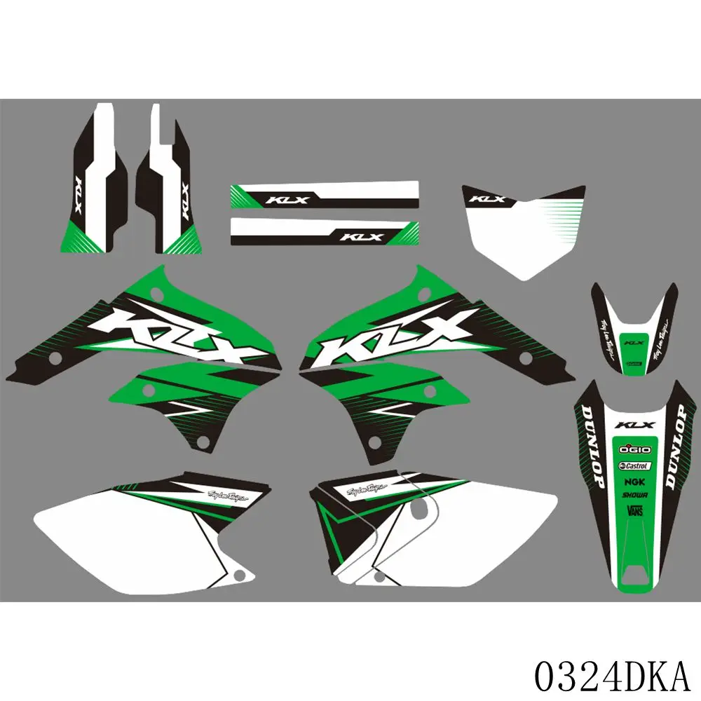 Наклейки с полным графическим рисунком наклейки на задний план мотоцикла