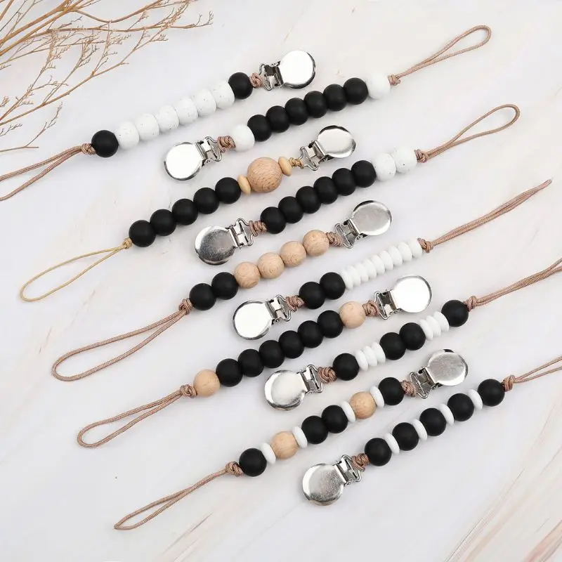 Зажимы для пустышки без добавления бисфенола А детская пустышка на цепочке с