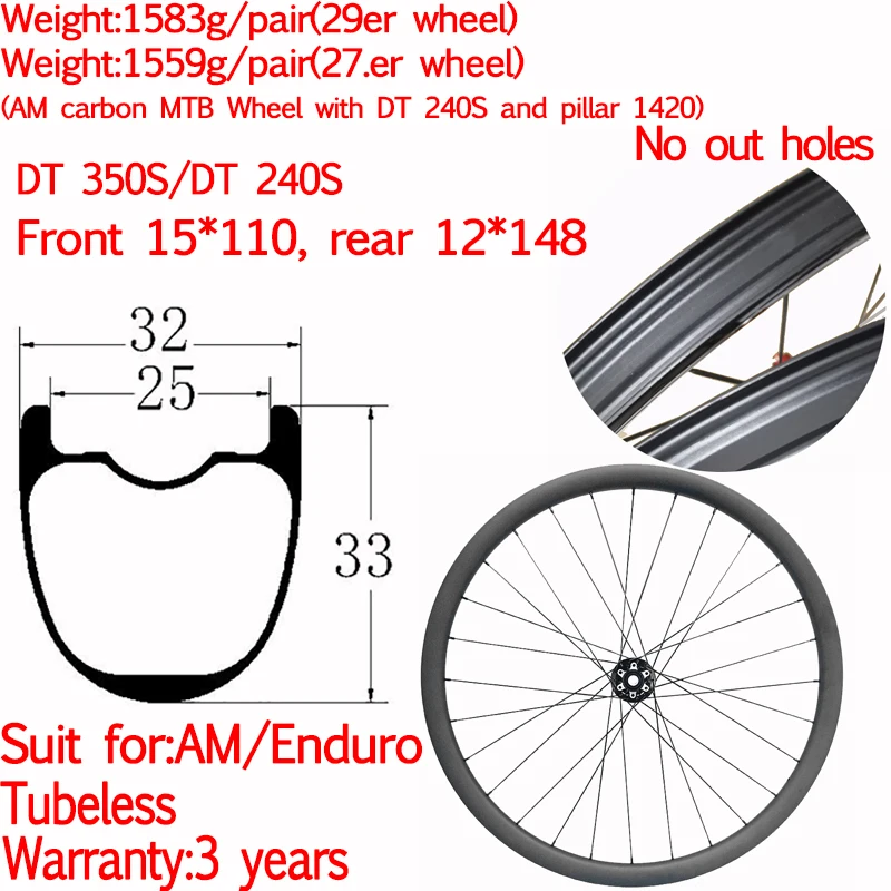 

Хорошее качество AM Углеродные mtb Колеса 29 27,5 горный велосипед колеса прочные mtb колеса 29er бескамерные D T 350S 15*110 12*148