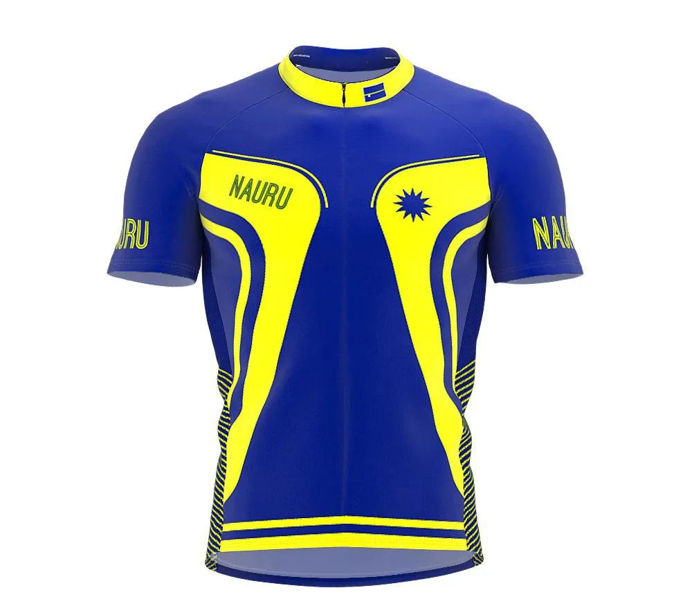 

New 2022 Nauru Multiple Choices Summer Cycling Jersey Team Men Bike Road Mountain Race Tops Riding Bicycle Wear Bike Clothing