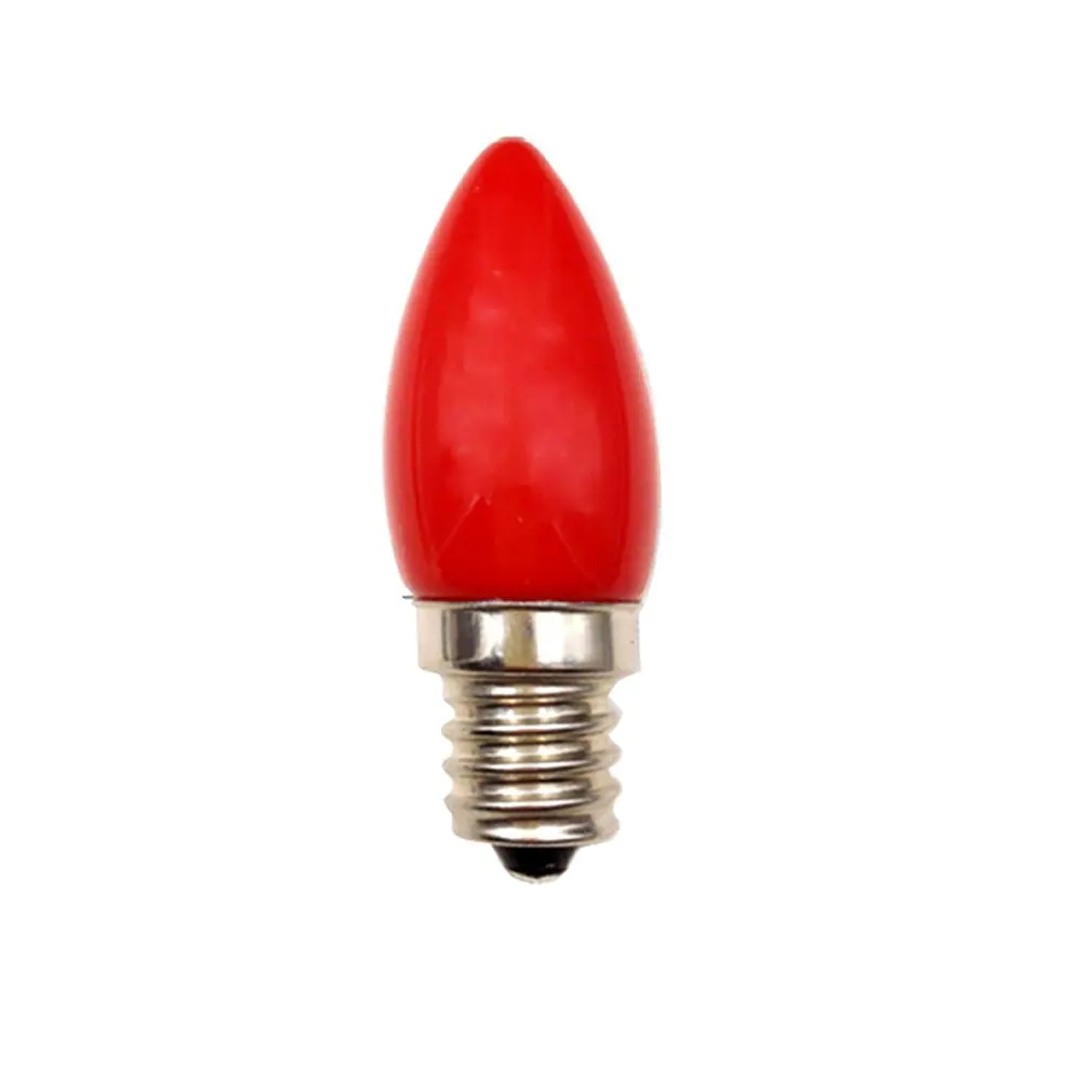 

E12 LED Candle Bulb 110V 220V 1.5W Red Glass Cover Red lighting Bulb Buddha lotus God lamp 4LEDS SMD2835 LED Light