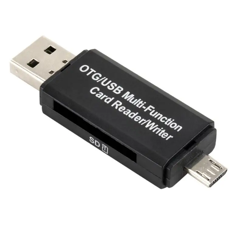 Кардридер памяти Многофункциональный OTG кардридер Micro SD/SD Card/USB для телефона TF