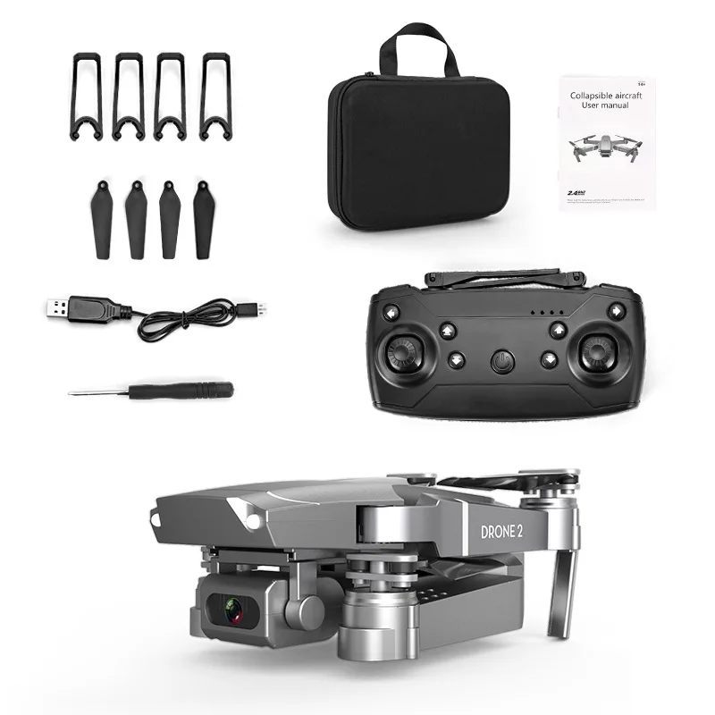 Квадрокоптер E68 складной с дистанционным управлением Wi-Fi FPV 4K 1080P 720P | Игрушки и