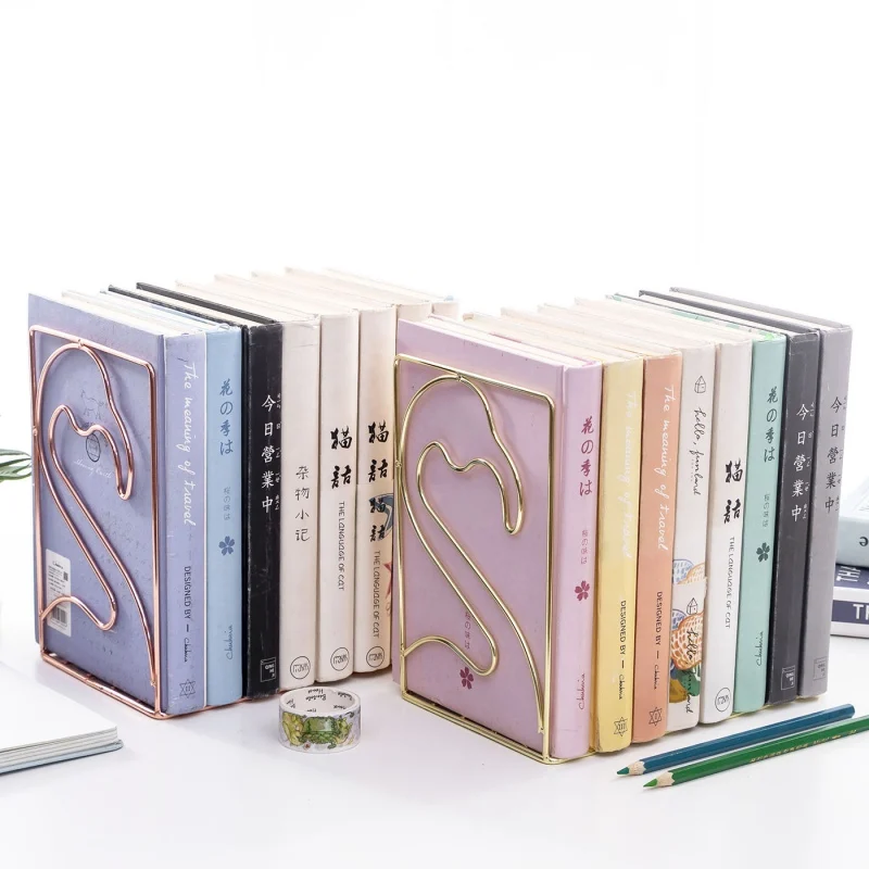 Металлические подставки для книг с железной проволокой декоративный книжный