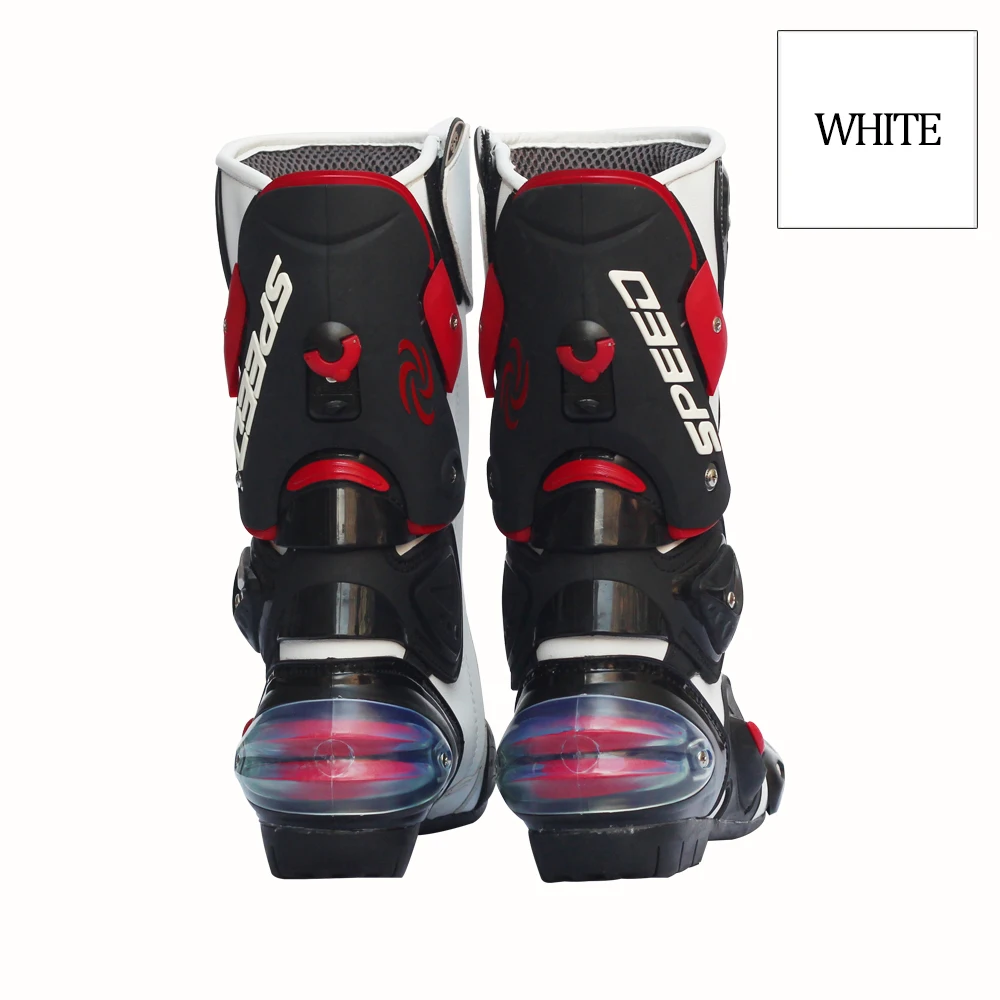 Мотоциклетные ботинки до середины икры профессиональный дизайн защита для гонок