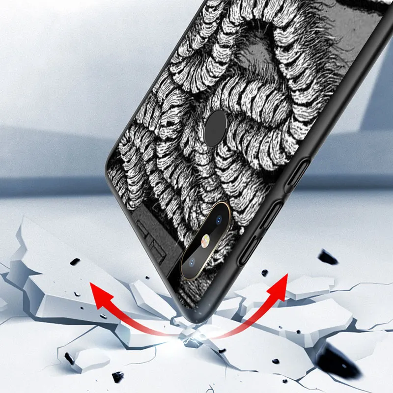 

For Xiaomi Mi 10T 10 9T 9SE 9 8 Pro Lite Ultra 5 Case Junji Ito Tees Horror For Xiaomi Mi Note 10 Pro Lite Phone Case