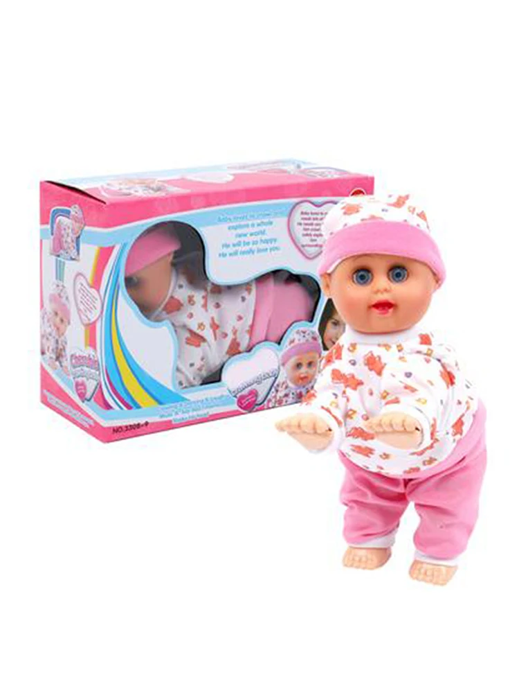 

Simulation Baby Indoor Floor Crawling Doll Electric Doll Toy Learning Educational Toy Gift For Children Infant Toddlers
