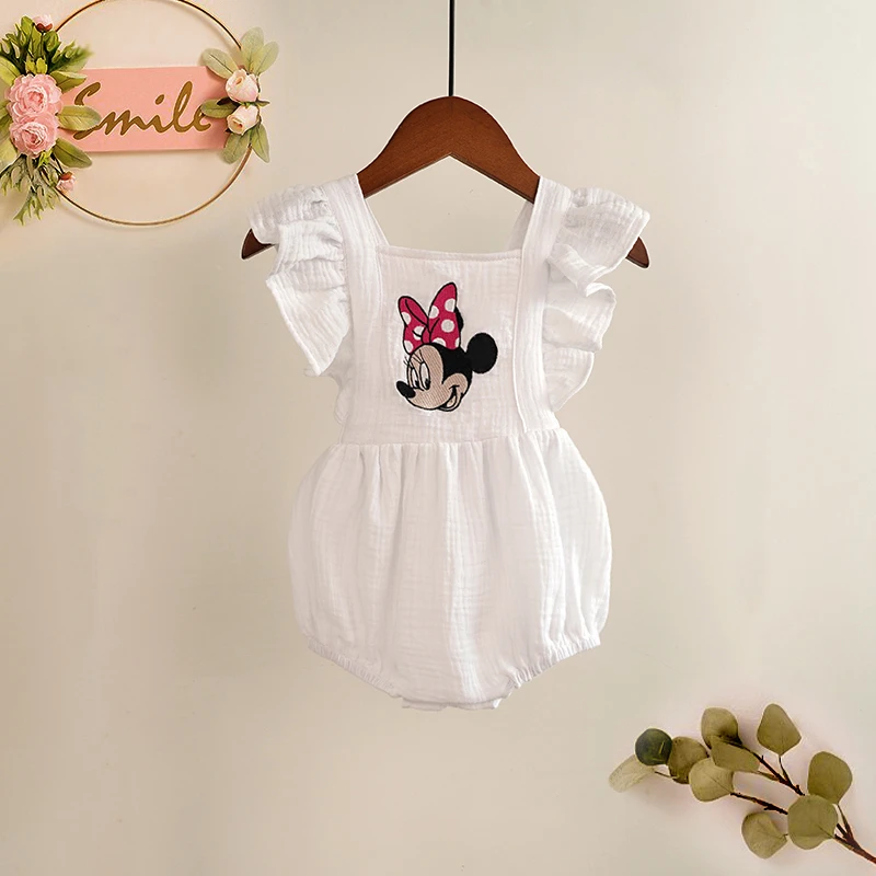Детский комбинезон Минни Маус с оборками | Детская одежда и обувь