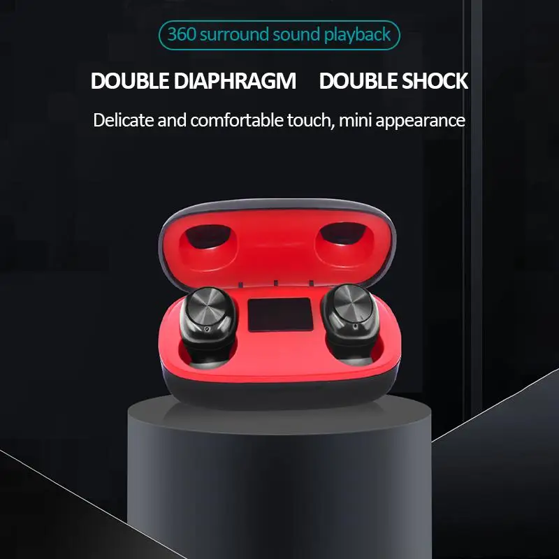 K1 Bluetooth беспроводные наушники Hifi музыка водонепроницаемый бинауральный вызов