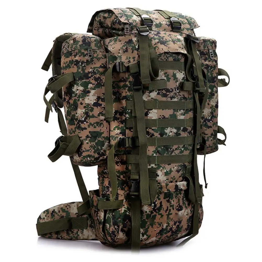 80L Камуфляжный Водонепроницаемый Рюкзак съемная настенная сумка для наружного