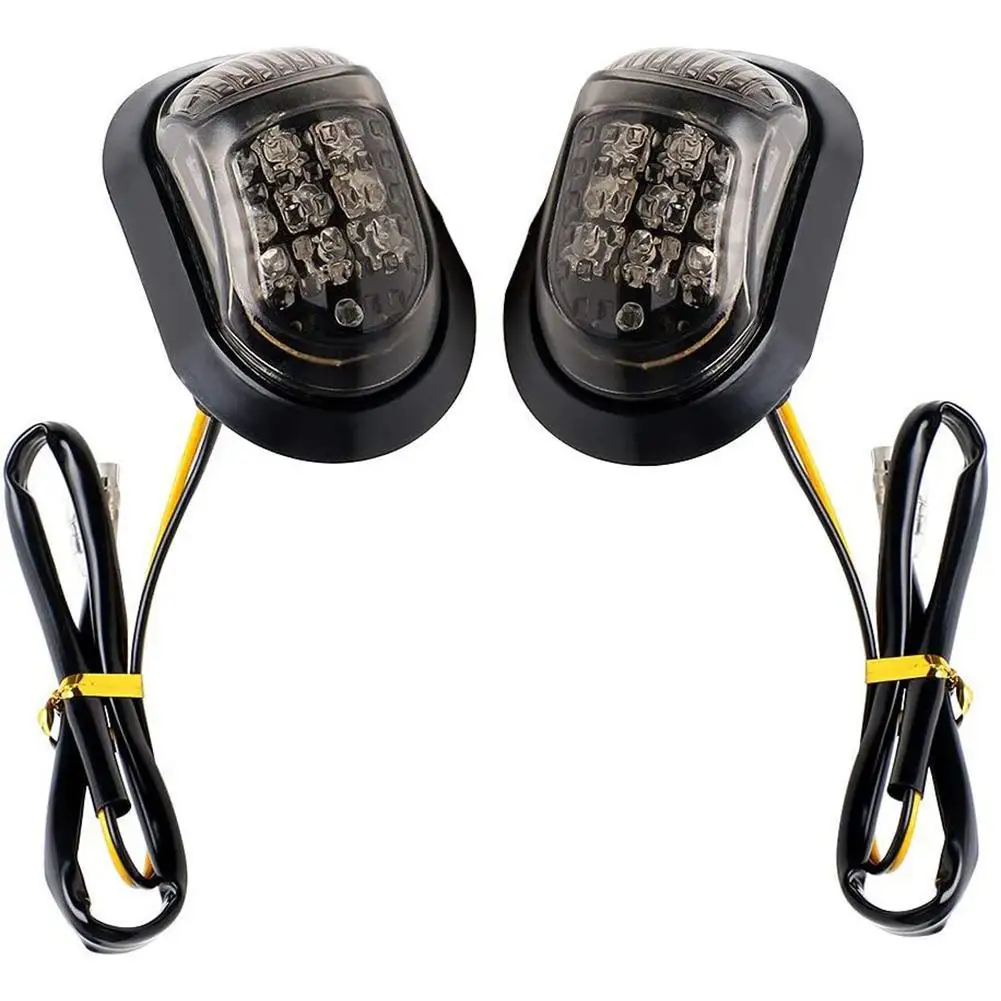 12 В желтая подсветка индикаторы для мотоцикла Blinker 9 LED водонепроницаемый