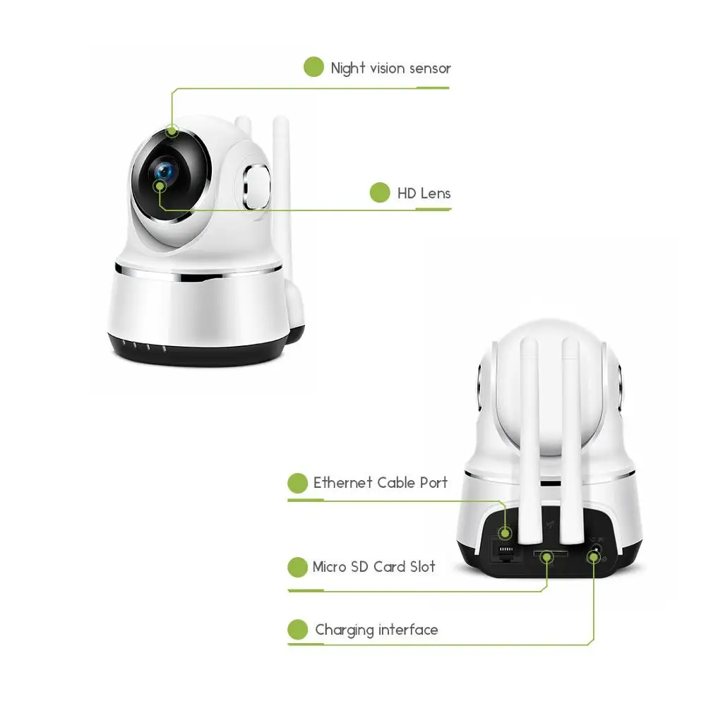 Ip камера TAOCOCO WiFi 1080P/720P наблюдения детский монитор ночное видение домашняя