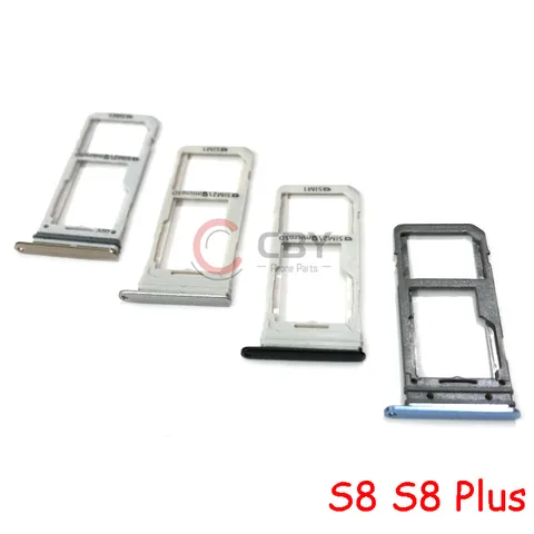 Для Samsung Galaxy S8 G950 S8 Plus G955 SIM-карта лоток держатель Sim-карты слот одна двойная версия
