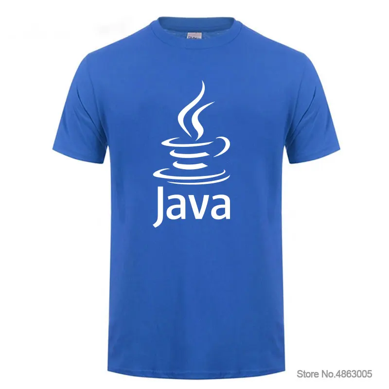 Летняя модная новая футболка IT Fans JAVA для мужчин и женщин Классическая мужские