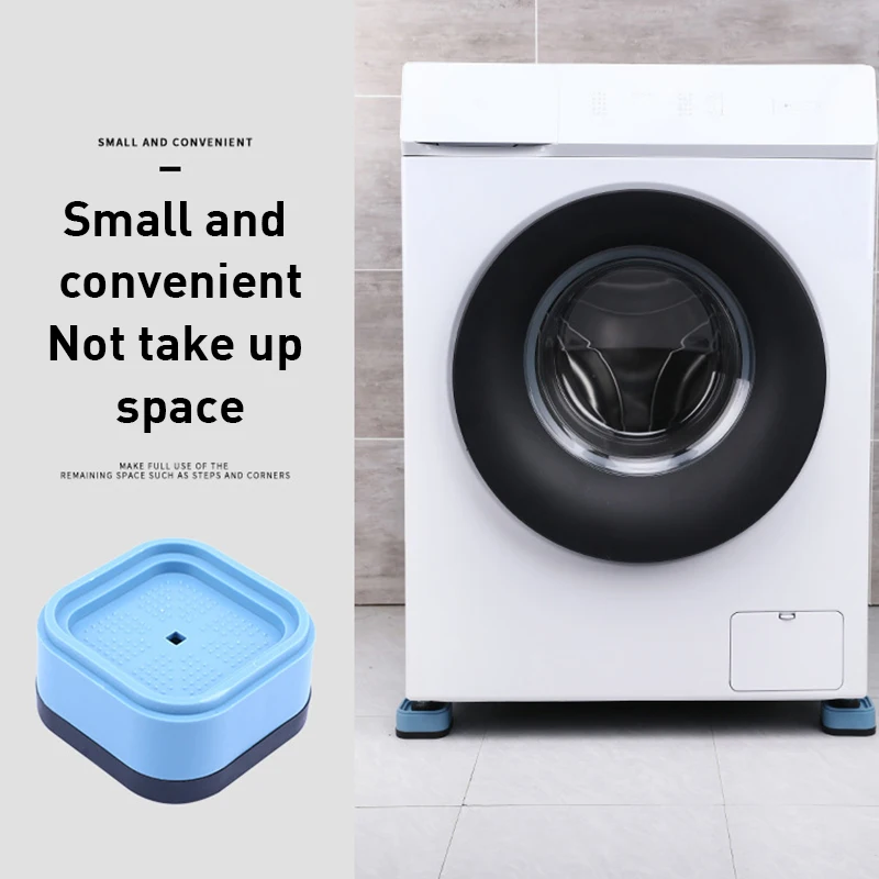 

4Pcs Universal Anti Vibration Feet Pads Washing Machine Rubber Mat Anti-Vibration Pad Dryer Household Gasket Fixed Non-Slip Pads