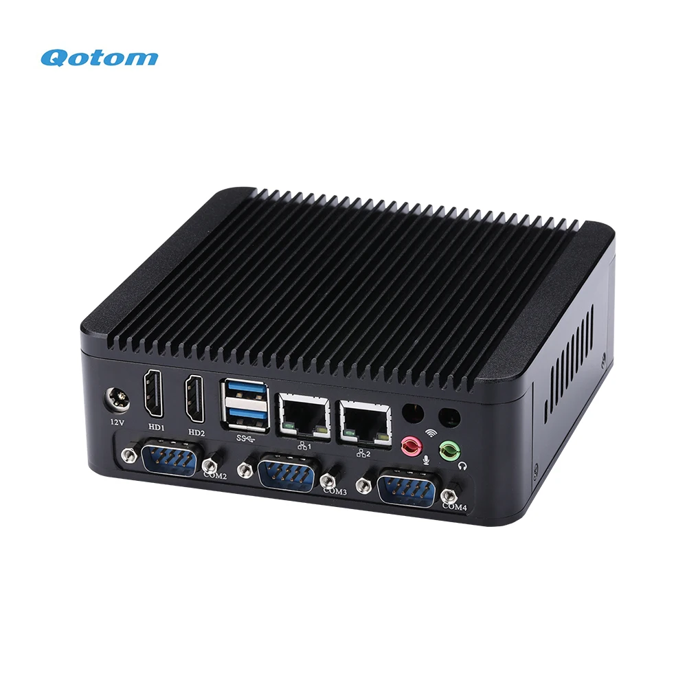 Мини ПК Qotom Core i3 i5 с DDR4 RAM M.2 NVMe SSD портативное настольное мини оборудование X86|Мини