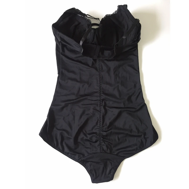 Seamless Slim Full Body Shapewear Women Slip Shaper Bodysuit With Bra One-piece Sexy Black Corrective Underwear Slimming Corset