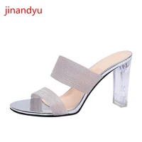 high heels sandals women casuales slippers female shoes slides fashion high heel mules ladies sandals slipper sexy summer shoes