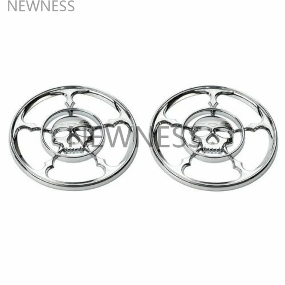 Чехол для мотоцикла с хромированным черепом и грилями чехол Harley Electra Glide Street 1996 2013