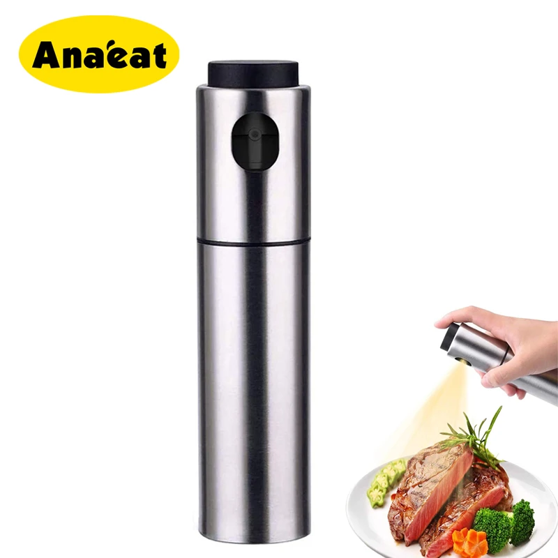 

ANAEAT 1pc Stainless steel fuel injector kitchen accessories olive pump spray bottle fuel injector pot kitchen cooking tools