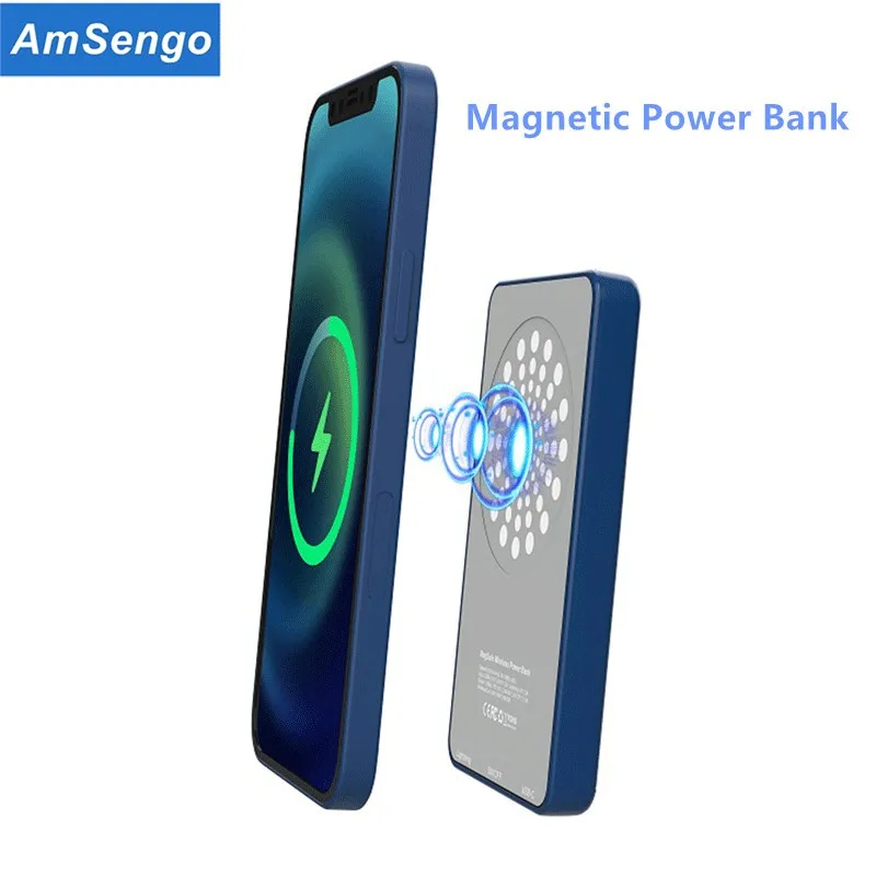 Внешний аккумулятор для iPhone 12 Mini Max 15 Вт 5000 мАч|Зарядные устройства телефонов| |