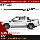 Виниловая наклейка 4x4 на боковые двери и кузова автомобиля для Ford Ranger 2012-2015 2016 2017 2018 2019