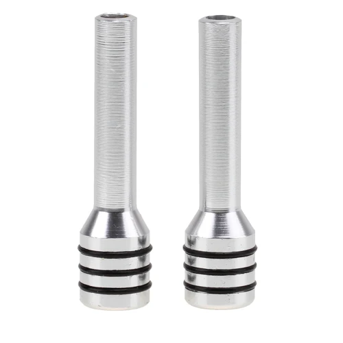 Silver-2pcs 4 шт. дверные замки из сплава автомобиля с зажимом для Mercedes Benz W211 W203 W204 W210 W124 AMG W202 CLA W212 W220 CLK63 R F700 - Цвет: Silver-2pcs