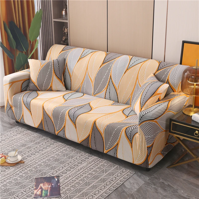

Floral Print Elastic Sofa Cover Stretch Sofa Covers for Living Room Couch Cover L-shape Armchair Chair Slipcovers 1/2/3/4 Seat