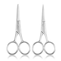 1pcs women man silver scissors eyebrow cutter hair remover stainless steel makeup tools beauty tool eyebrow scissors new fashion