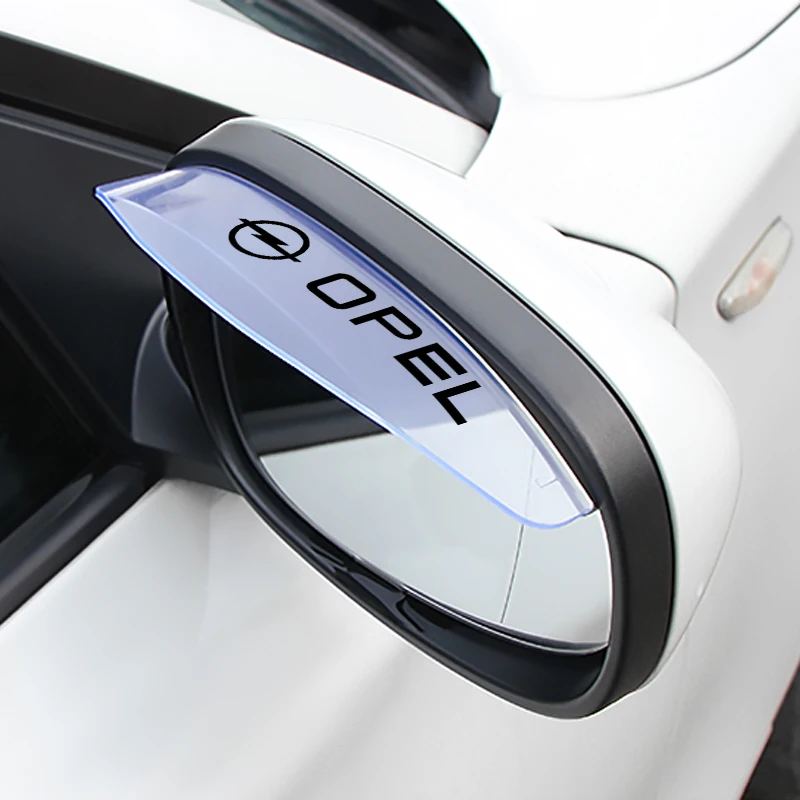 

2pcs Car Rearview Mirror Rain Eyebrow Sun Visor Universal Styling For Opel Astra H G J Insignia Mokka Zafira Corsa Accessories
