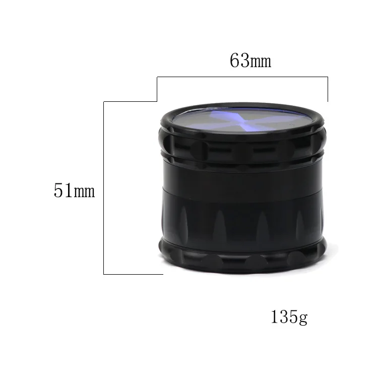 Иисус крест Форма 4 Слои 63 мм измельчитель травы сорняков Точильщик табак дым