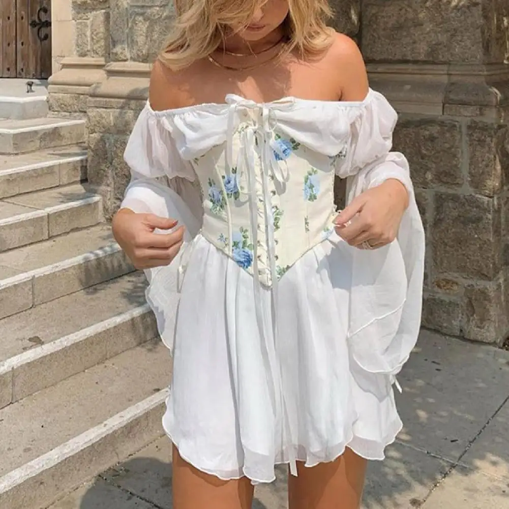 Пояс с цветочным принтом для похудения коррекции талии |