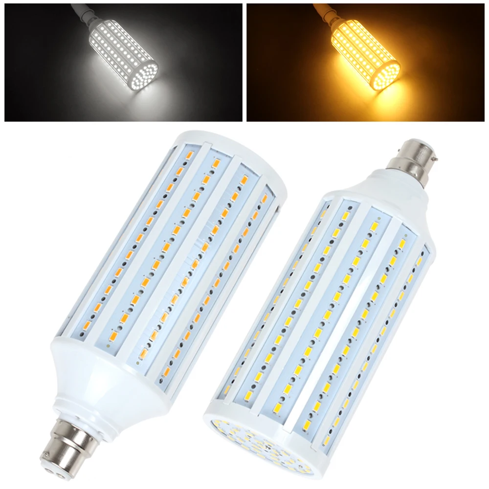 B22 30 Вт 165x5730 SMD СВЕТОДИОДНЫЙ кукурузная лампа светильник супер яркий теплый