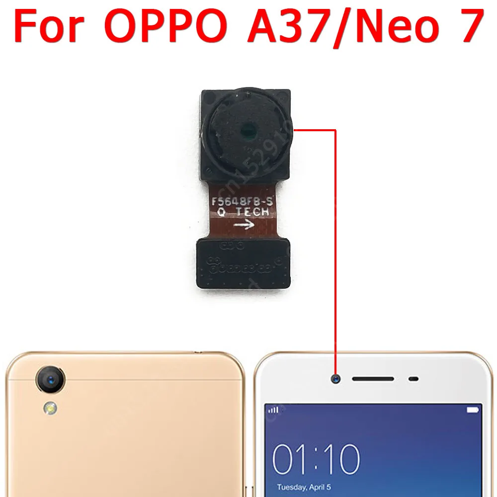 Оригинальная фронтальная камера для OPPO A37 Neo 7 Neo7, маленькая фронтальная камера для селфи, модуль, аксессуары для телефона, запасные части