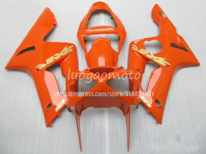 

Injection all orange Fairing kits for KAWASAKI Ninja ZX6R 03 04 ZX 6R 2003 2004 ZX-6R Body kits Fairings bodywork kit