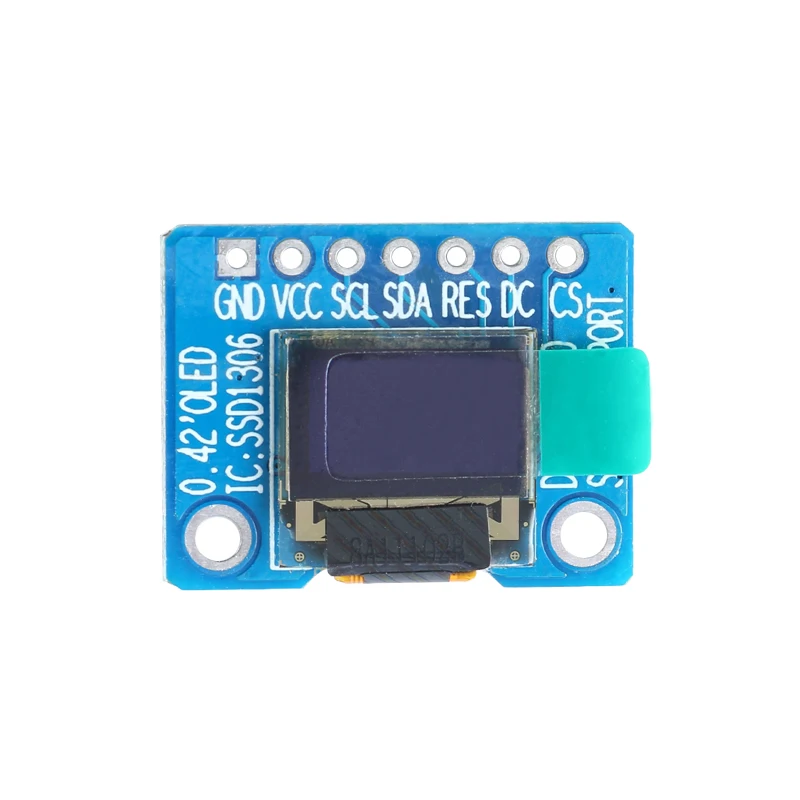 OLED дисплей SSD1306 0 42 дюйма ЖК модуль с белым интерфейсом IIC/SPI дисплея 72*40
