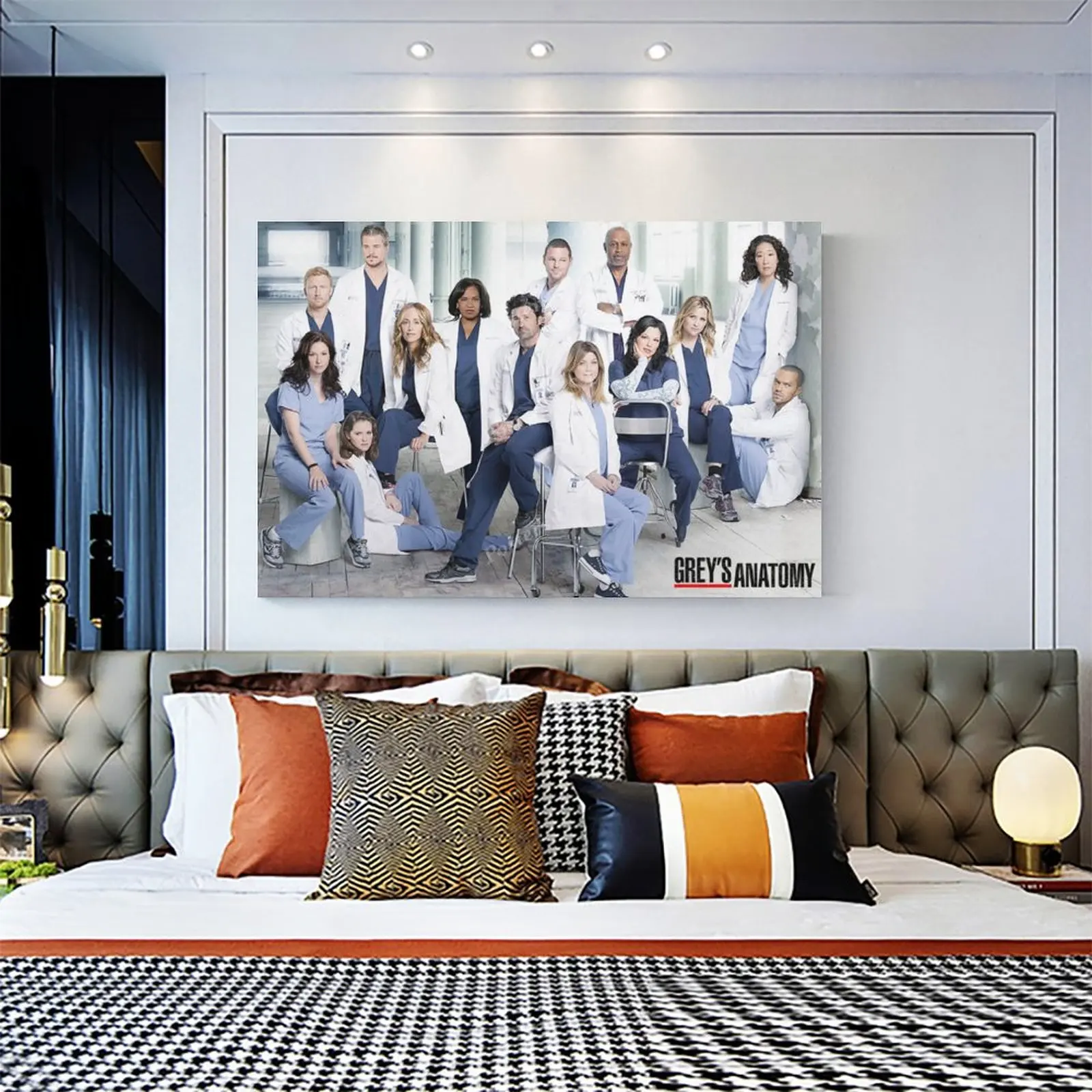 

Grey's Anatomy Tv Series Show Canvas Art Poster and Wall Art Picture Print Modern Family bedroom Decor Posters