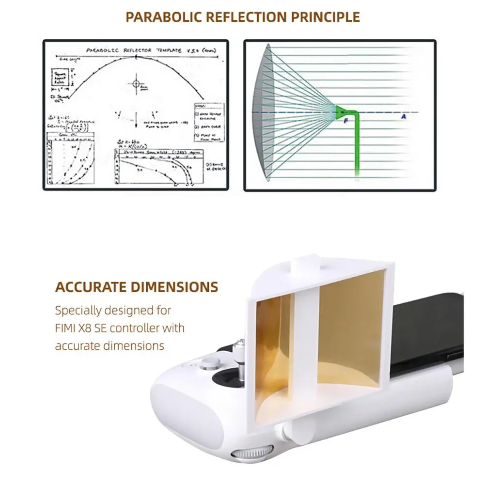 1 пара антенна диапазон расширитель Усилитель сигнала для FIMI X8 SE пульт