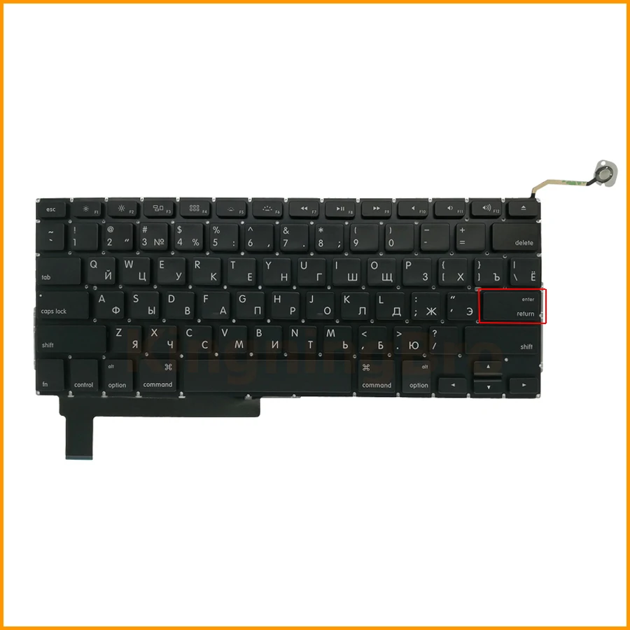 Новая сменная клавиатура с подсветкой для MacBook Pro 15 дюймов A1286 русская US Enter 2009 2010