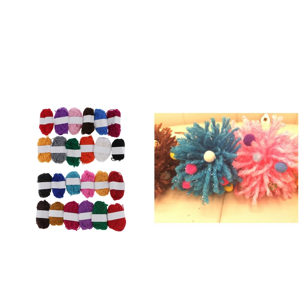 Хлопчатобумажная пряжа для вязания крючком 12 шт. | Дом и сад