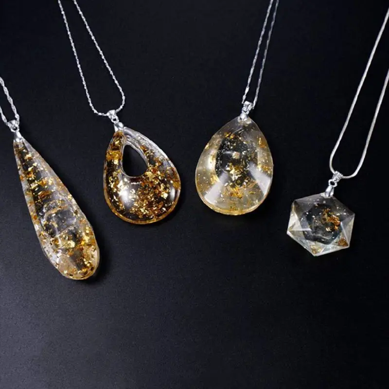 

1 Set UV Handmade Crystal Epoxy Mold DIY Resin Stereoscopic Pendant Necklace Jewelry Crafts Making Molds