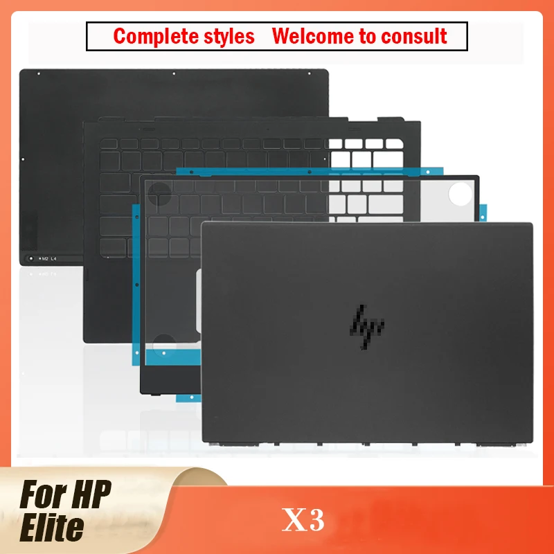 

New For HP Elite X3 12" Laptop LCD Back Cover/Front Bezel/Palmrest/Bottom Case Top Case Rear Back Cover 908278-001 908268-001