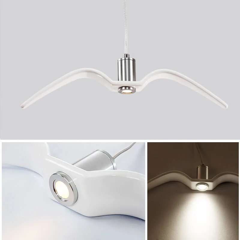 

Seagull creative LED lamps and lanterns clothing store window decoration household wings bird household combination lighting