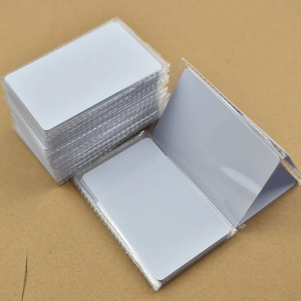 200 шт./лот nfc 1k S50 карта без рисунка тонкая ПВХ Карта RFID 13 56 МГц ISO14443A IC смарт