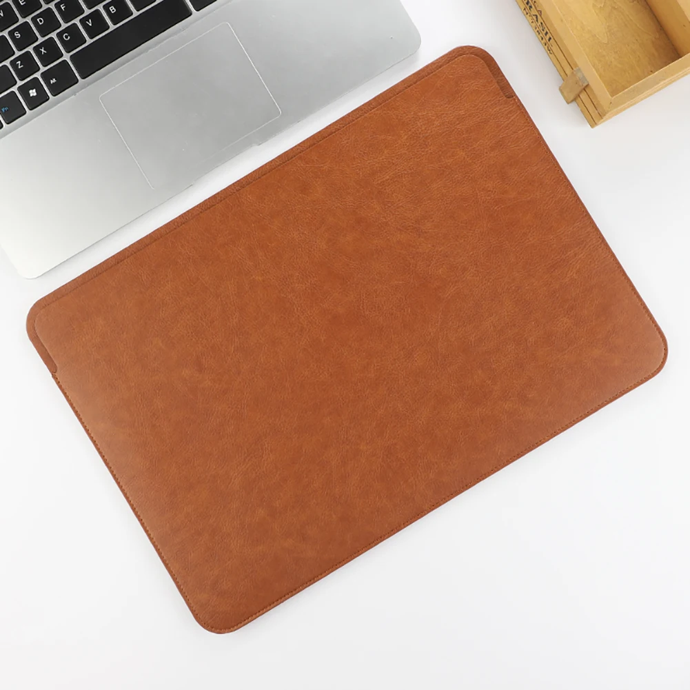 

PU Leather Laptop Bag for Macbook Pro 16 inch A2141 2019 Waterproof Laptop Sleeve Bags 16 Inch Computer Case Bag for Women Men